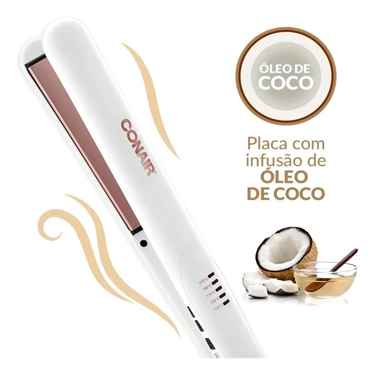 Prancha Infusion Coco Double Ceramic