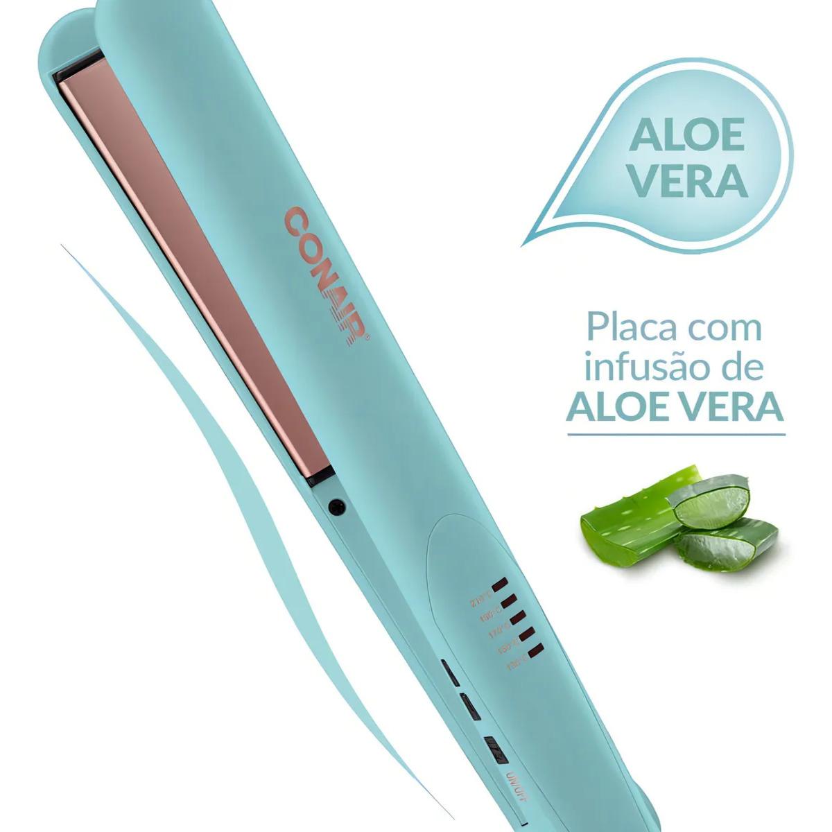 Prancha Infusion Aloe Vera Double Ceramic