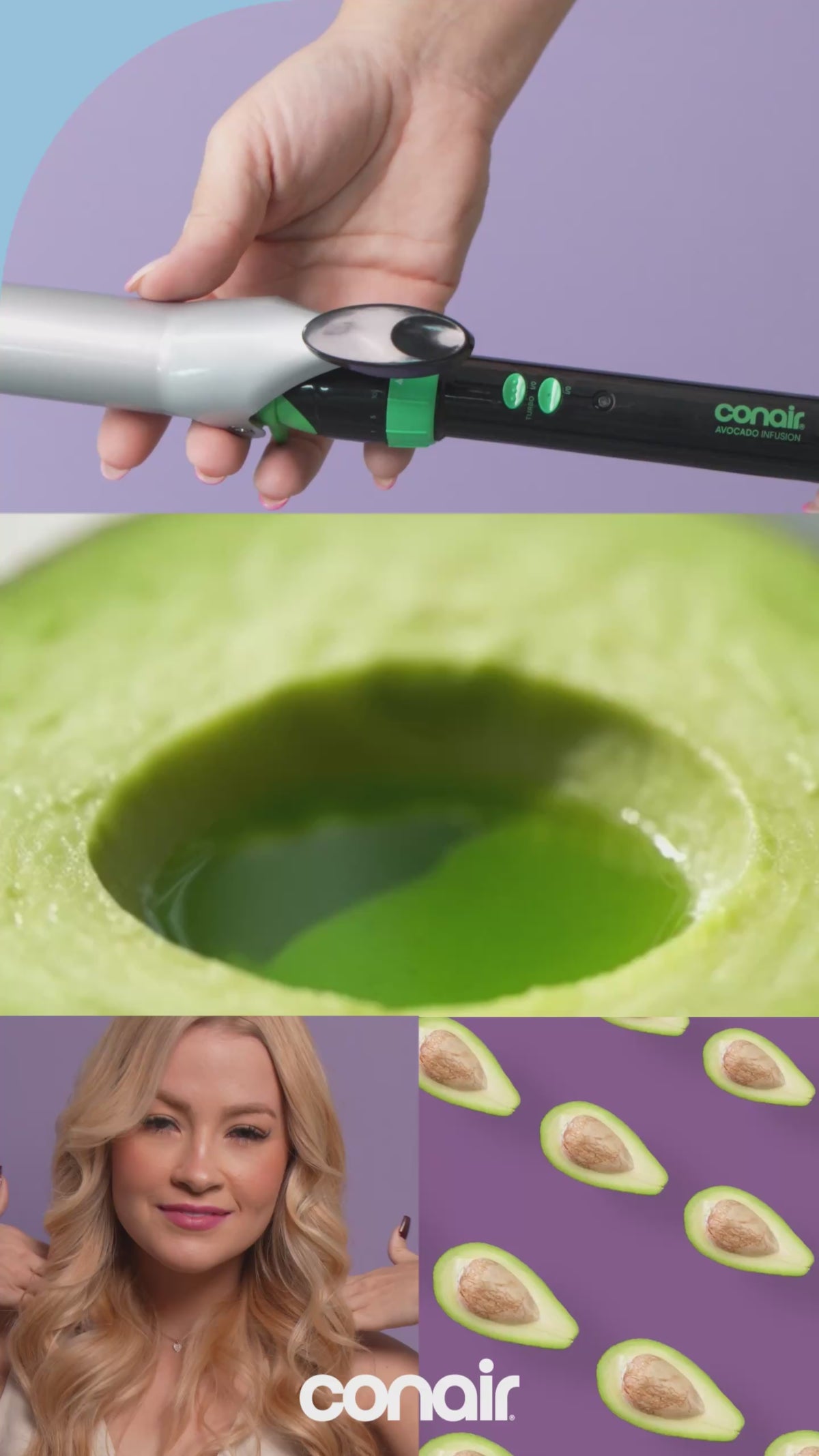 Modelador de Cachos Avocado Infusion 1 1/4'' 32 mm